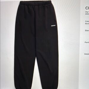Classics Black Fleece Sweatpants